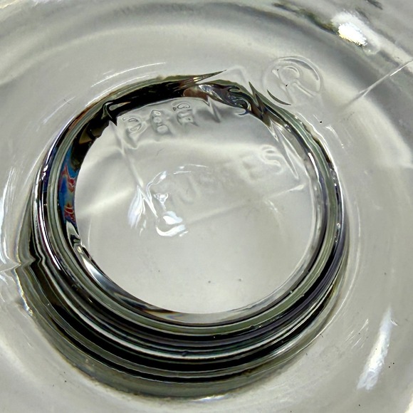 La Rochere Napoleon Bee Clear Glass Footed Dessert Bowls Sherbet Elegant Set/6 - Picture 10 of 11